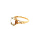 Pre Owned 9ct Aqua Marine Ring ZN314 Pre Owned 9ct Aqua Marine Ring ZN314